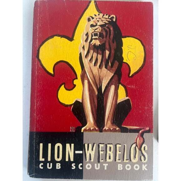 Vintage Cub Scout Books Trio: Wolf Bear & Lion-Webelos Editions 1954 Illustrated - Picture 3 of 7
